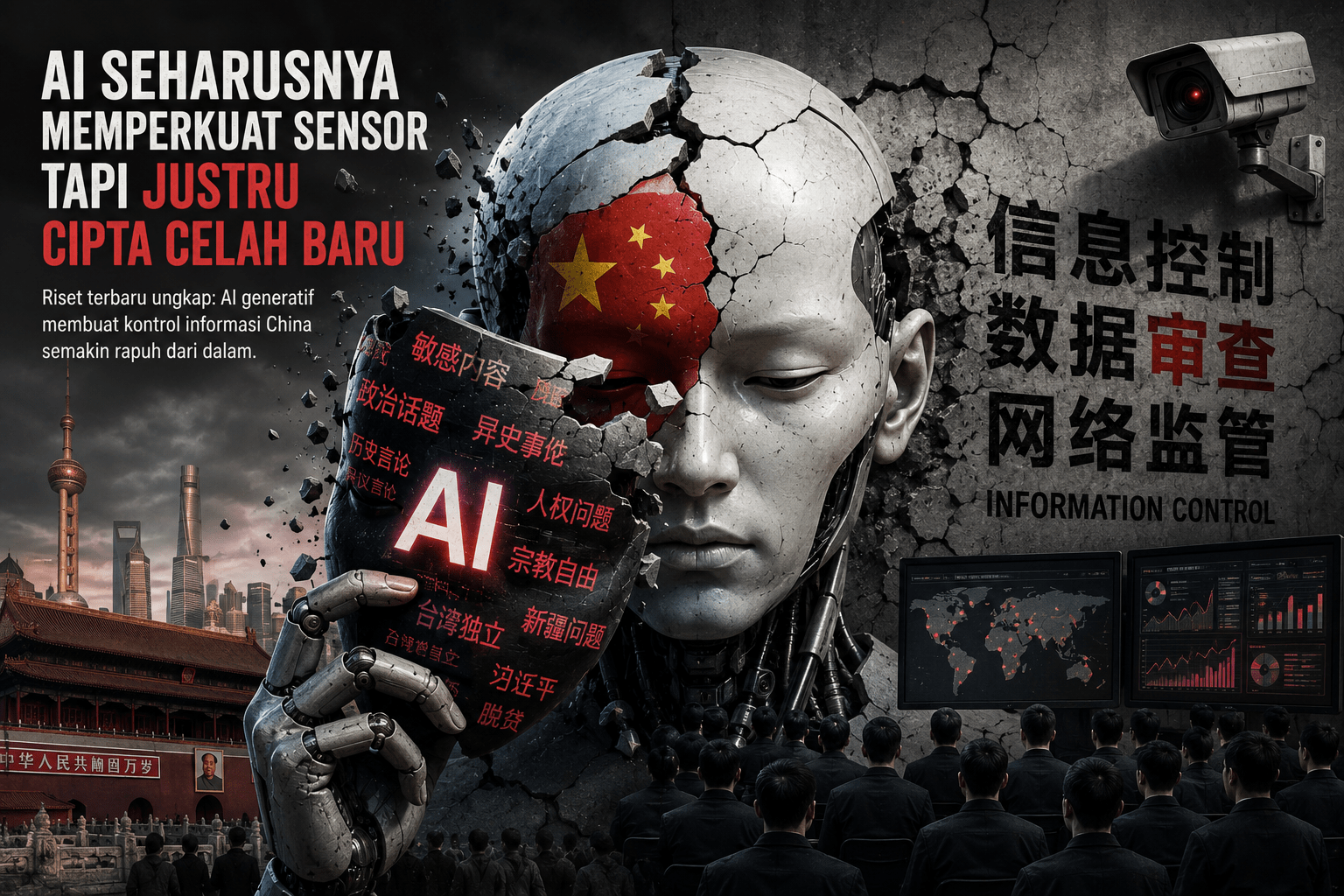 Mengapa AI Justru Memperlemah Kontrol Informasi China yang Sudah Dibangun Puluhan Tahun