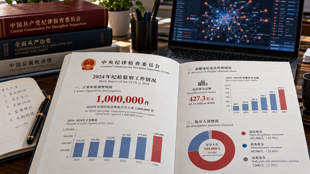Ternyata Plenum Partai Komunis China 26 Oktober Fokus Disiplin Partai 9 Lembar publikasi statistik tahunan Komisi Sentral Pemeriksa Disiplin CCDI memuat data penanganan 1 juta kasus pelanggaran integritas.