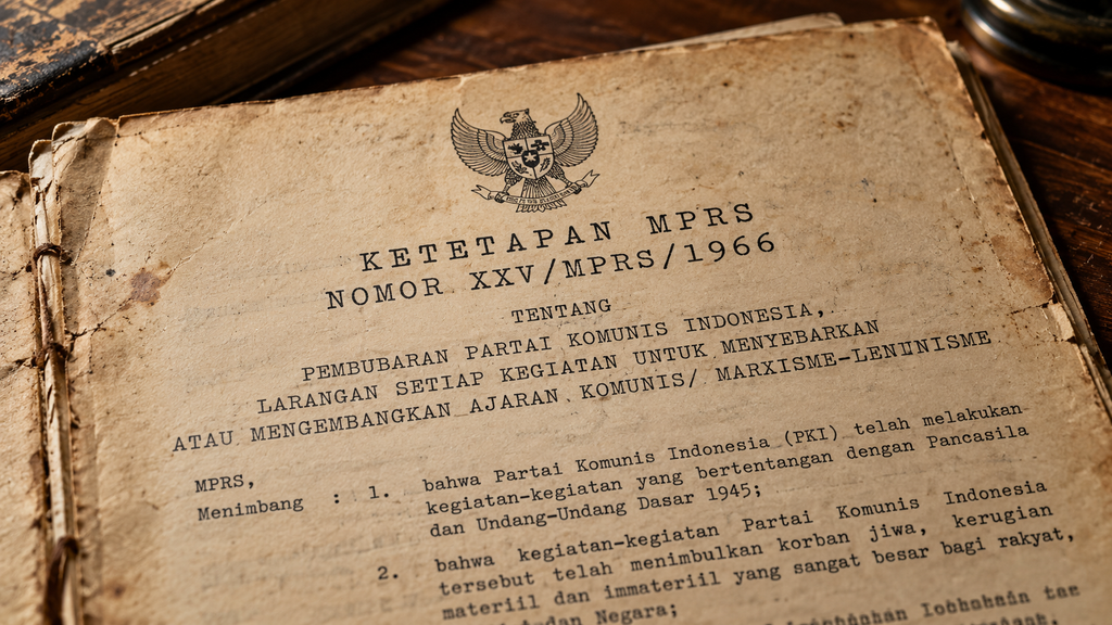 Alasan Komunisme Dilarang di Indonesia, Ini Isi TAP MPRS XXV/1966